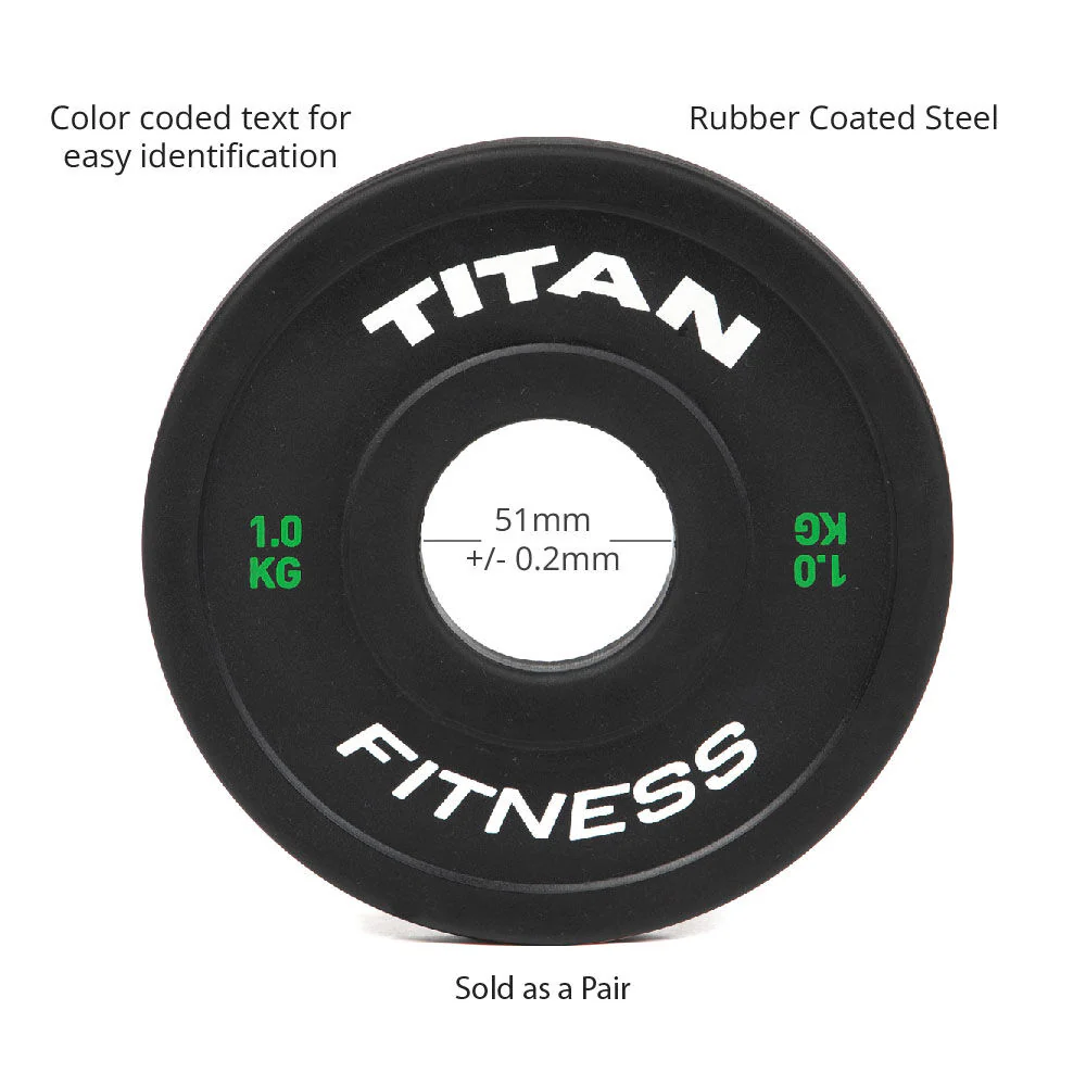 1 KG Pair Black Change Plates - Image 3
