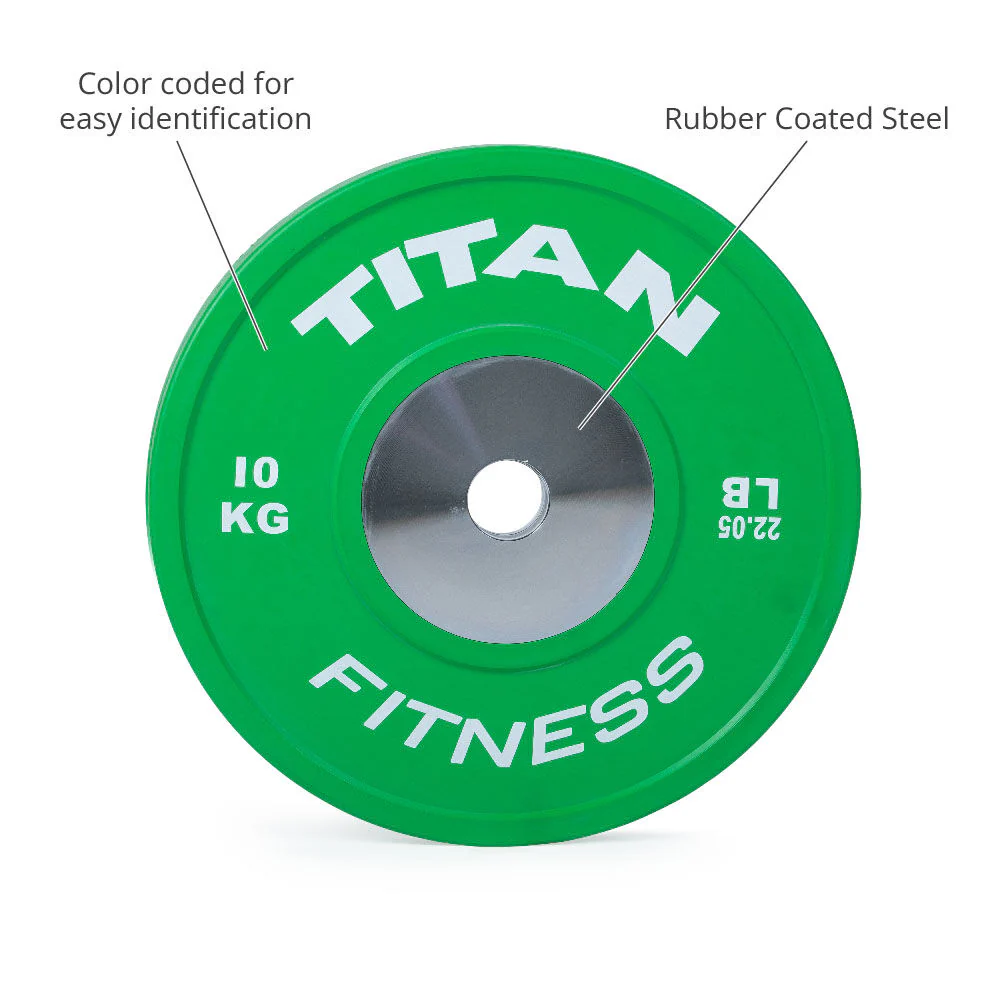 10 KG Pair Elite Color Olympic Bumper Plates - Image 3