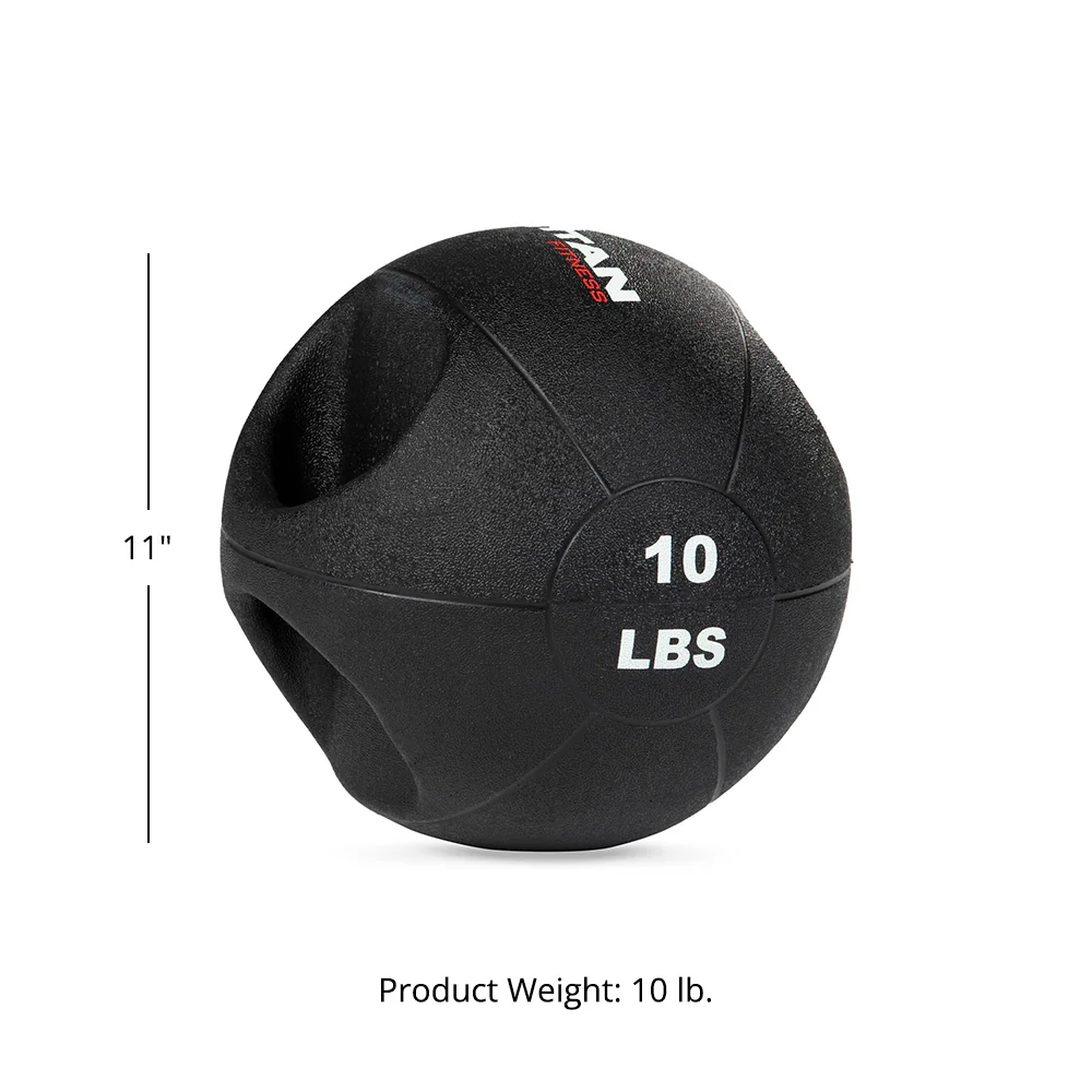10 LB Dual Grip Medicine Ball - Image 4