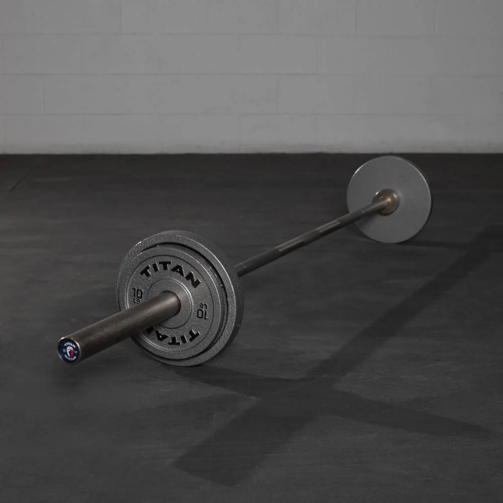 10 LB Pair Cast Iron Olympic Plates - Image 2