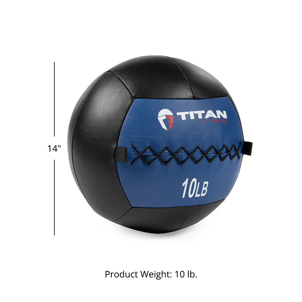 10 LB Soft Leather Medicine Wall Ball - Image 7