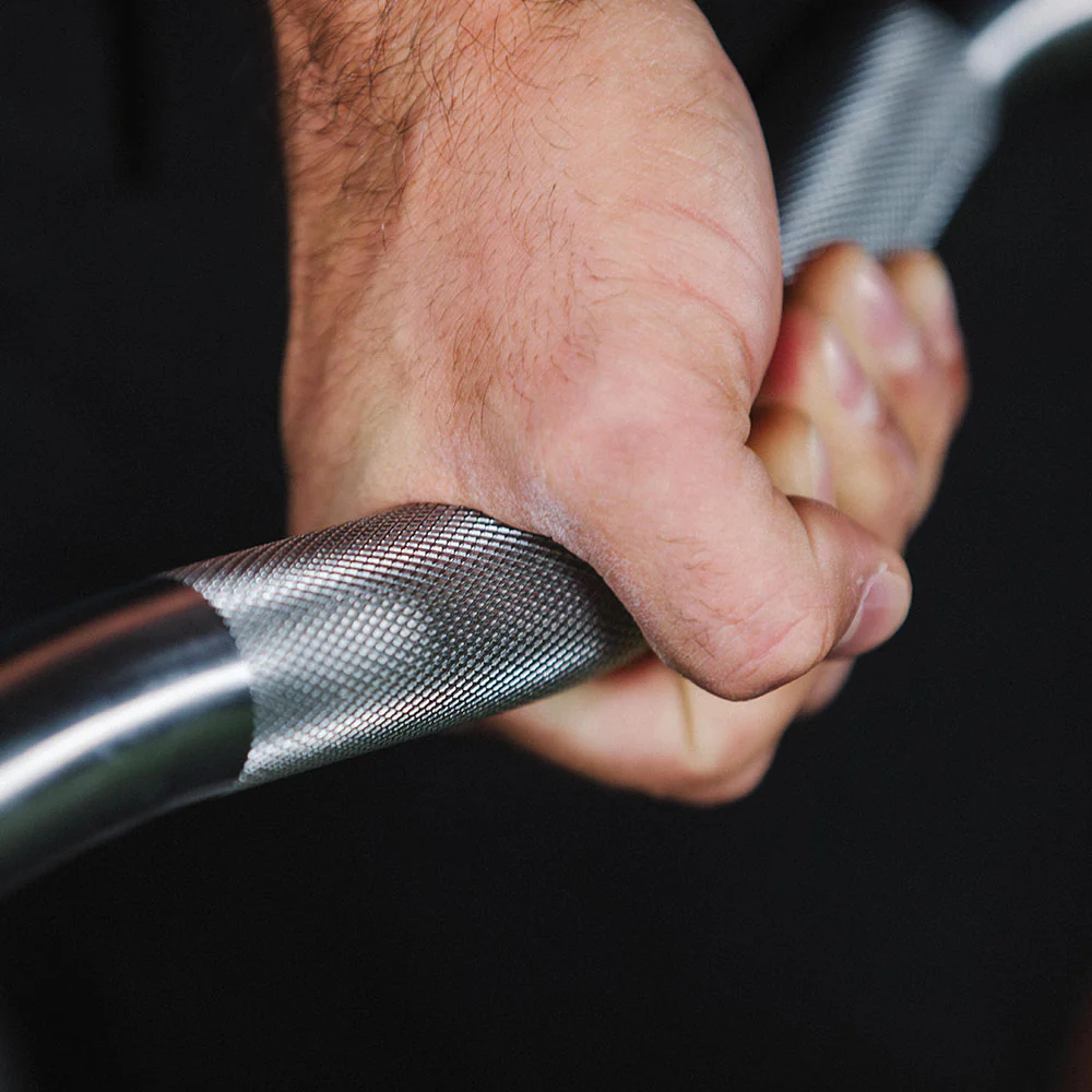 100 LB EZ Curl Fixed Urethane Barbell - Image 3