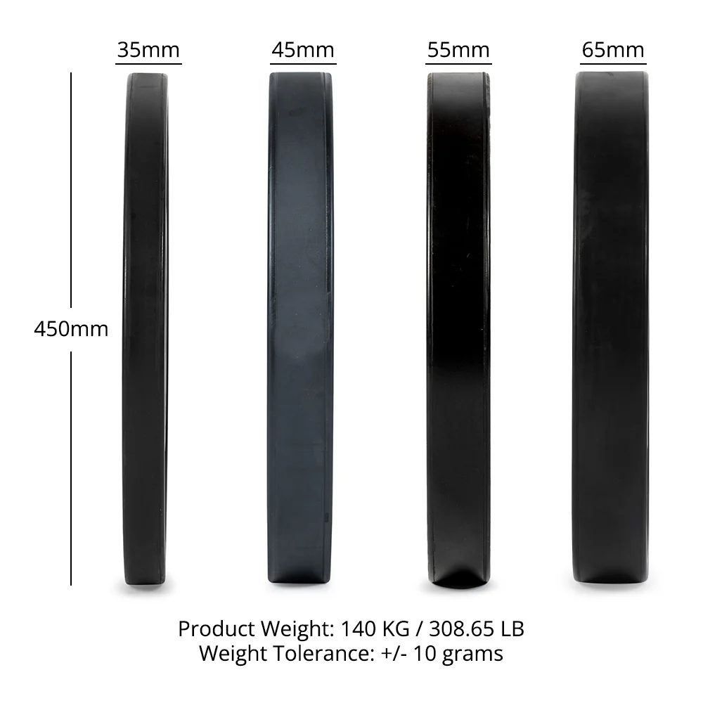 140 KG Set Elite Competition Plates - Image 8