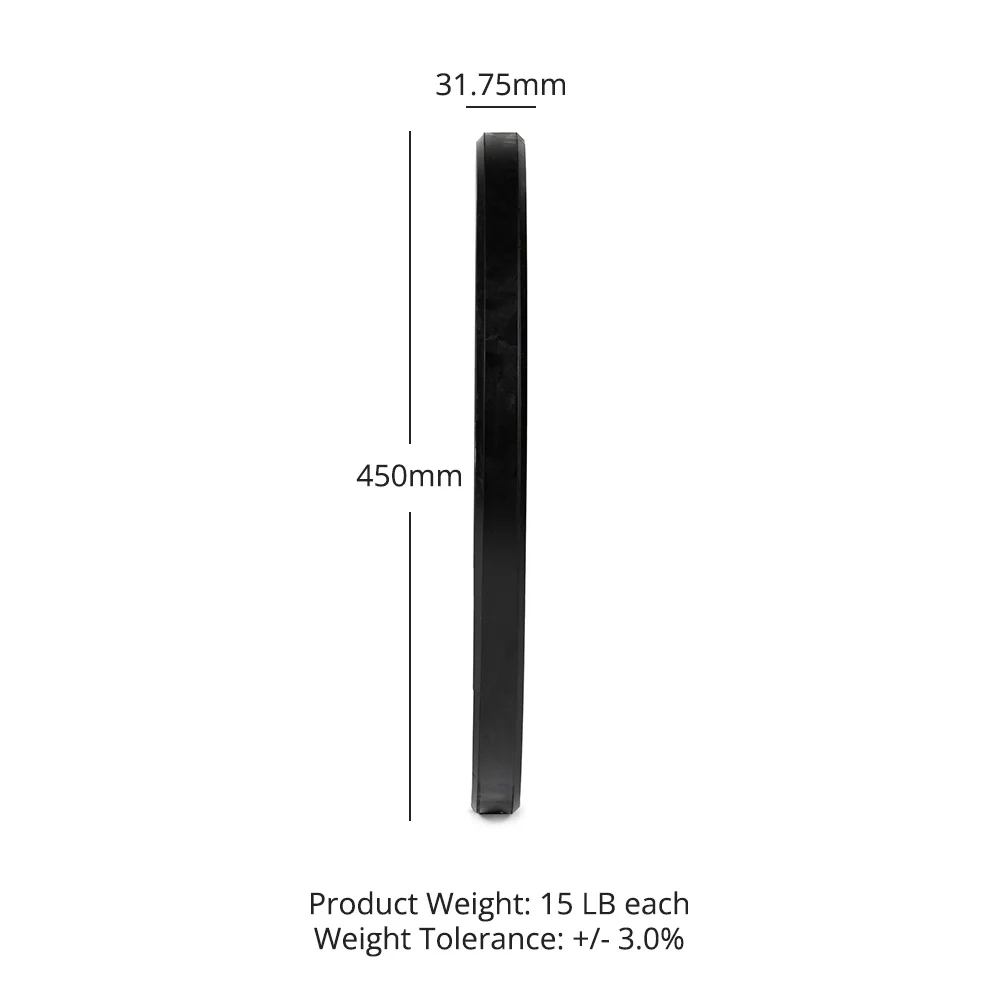15 LB Pair Economy Bumper Plates - Image 8