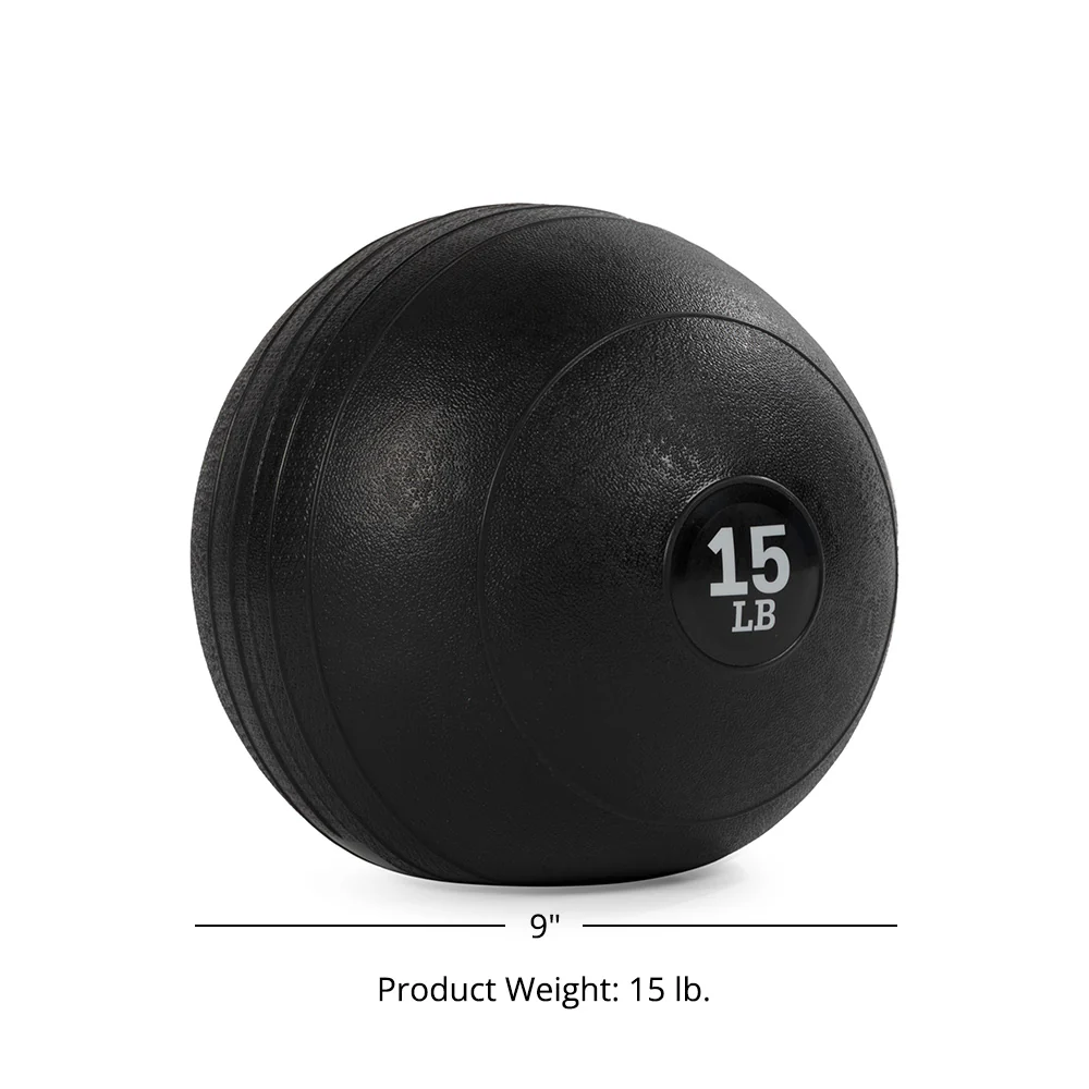 Scratch and Dent, 15 LB Rubber Slam Ball - Image 4