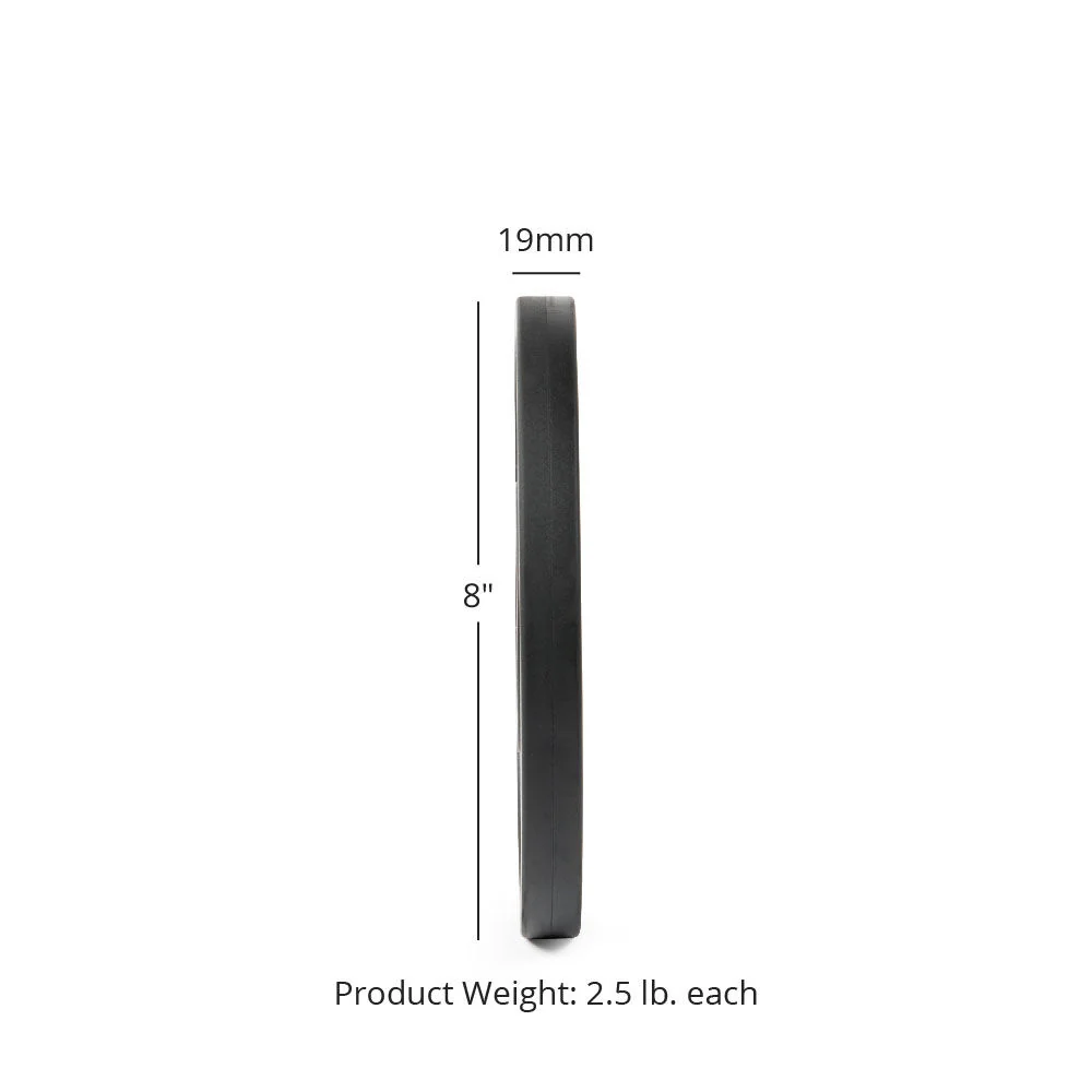 2.5 LB Pair Black Change Plates - Image 4