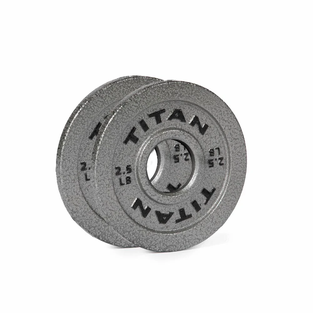Scratch and Dent, 2.5 LB Pair Cast Iron Olympic Plates