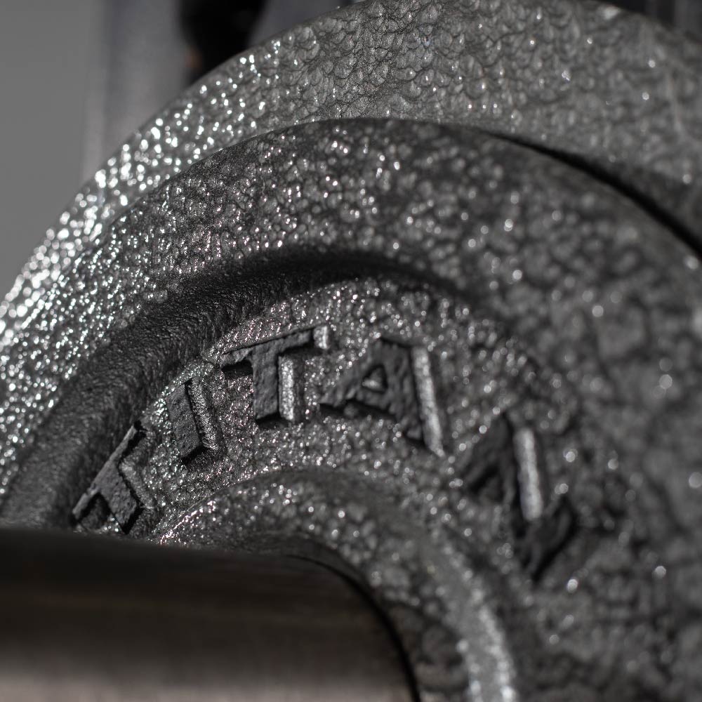 Scratch and Dent, 2.5 LB Pair Cast Iron Olympic Plates - Image 5