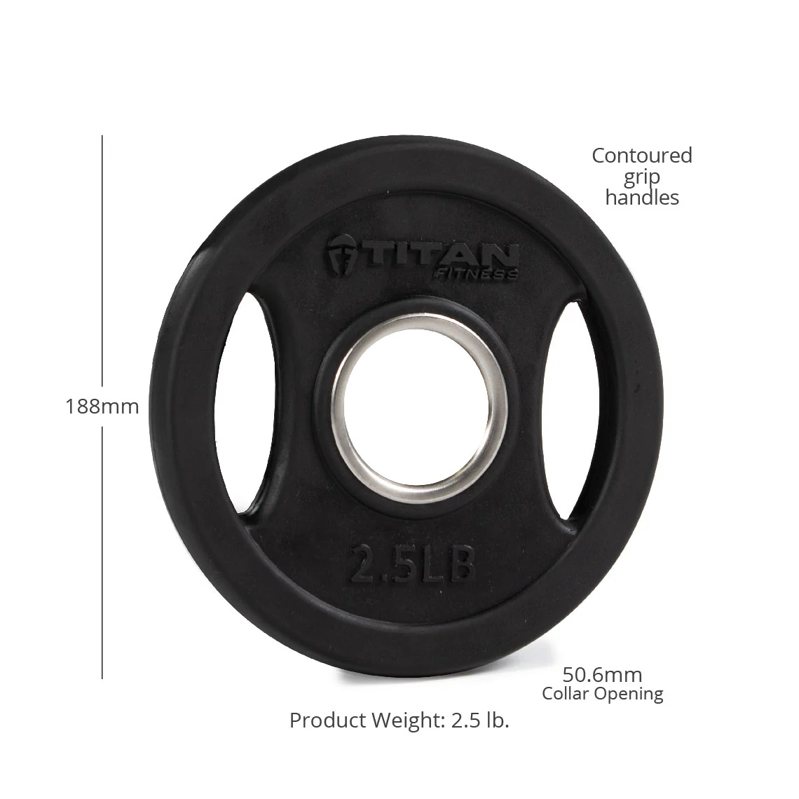 Scratch and Dent, 2.5 LB Pair Grip Plates - Image 6