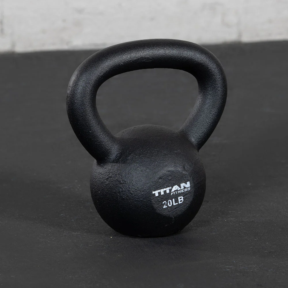 Scratch and Dent, 20 LB Cast Iron Kettlebell - Image 3