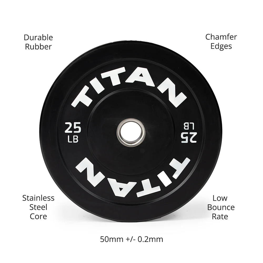 230 LB Set Economy Bumper Plates - Image 7