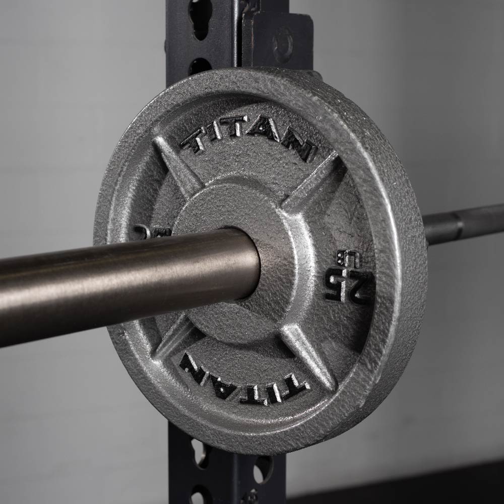25 LB Pair Cast Iron Olympic Plates - Image 3