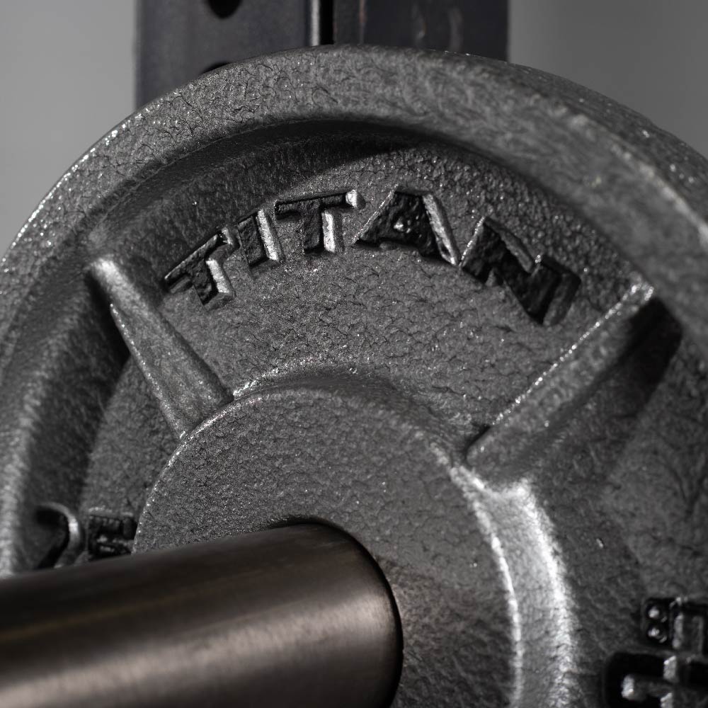 25 LB Pair Cast Iron Olympic Plates - Image 4