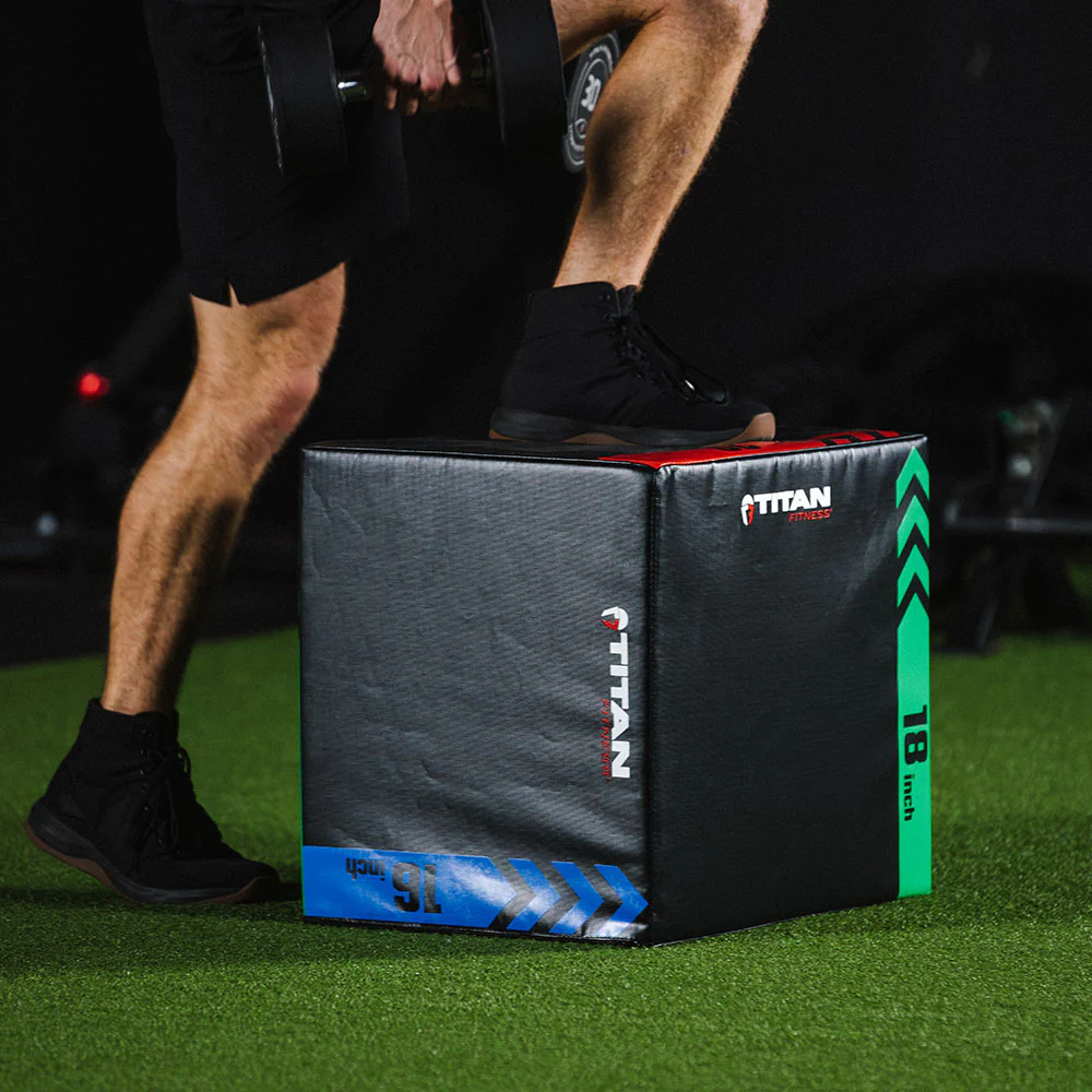 Scratch and Dent, 3-In-1 Heavy Foam Plyometric Box – 16" x 18" x 20" - Image 5