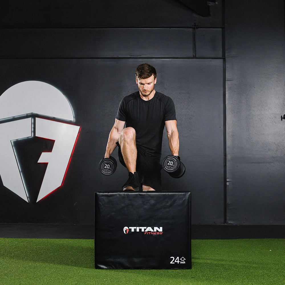 3-in-1 Soft Foam Plyometric Box – 20" x 24" x 30" - Image 2