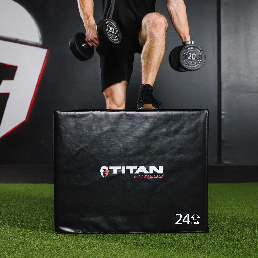 3-in-1 Soft Foam Plyometric Box – 20" x 24" x 30" - Image 4