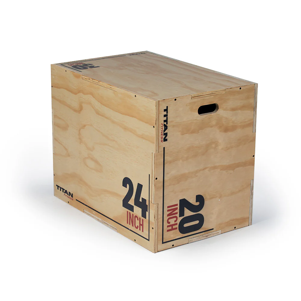 Scratch and Dent, Large 3-in-1 Wooden Plyo Box - Image 2