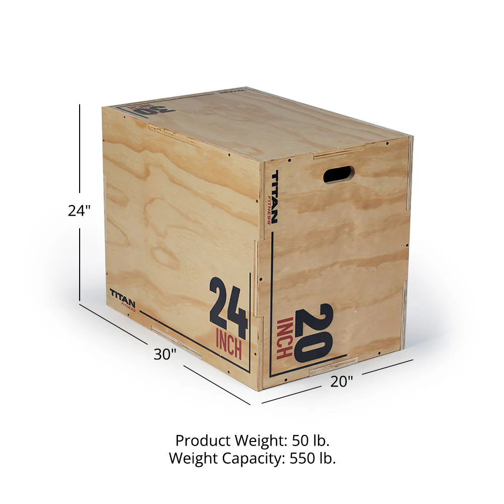Scratch and Dent, Large 3-in-1 Wooden Plyo Box - Image 11