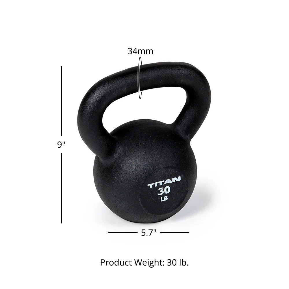 30 LB Cast Iron Kettlebell - Image 6
