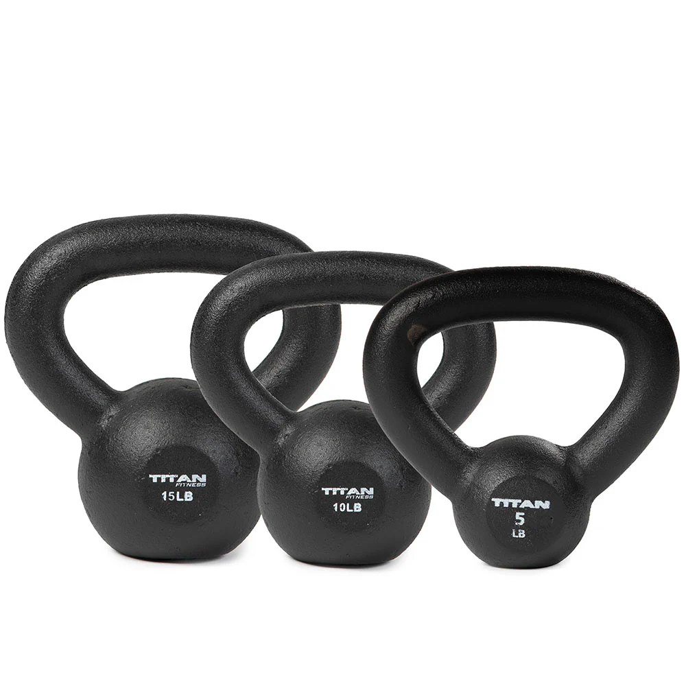 30 LB Set Cast Iron Kettlebells