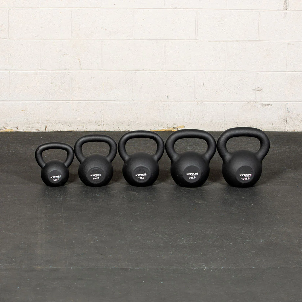 30 LB Set Cast Iron Kettlebells - Image 4