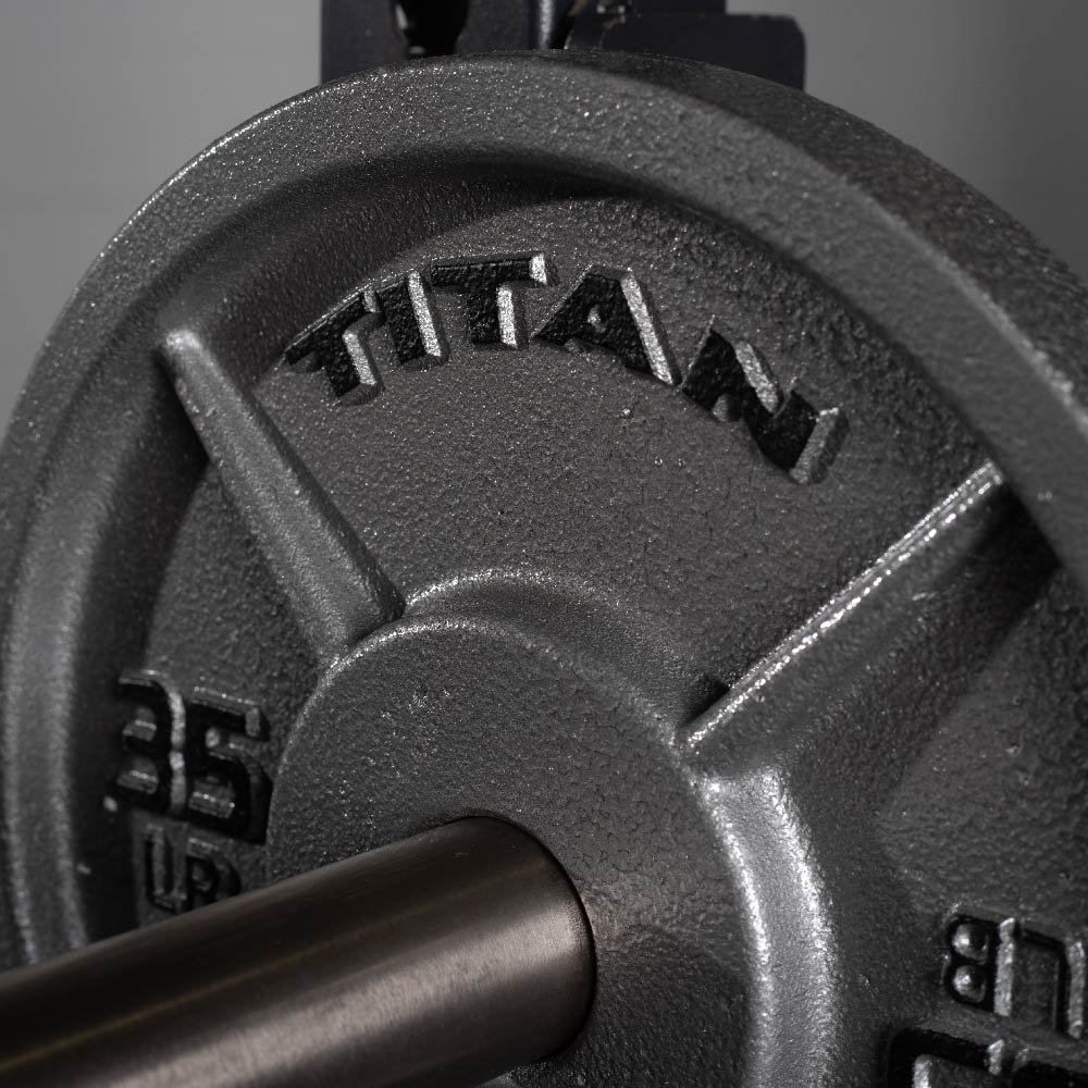 35 LB Single Cast Iron Olympic Plate - Image 4