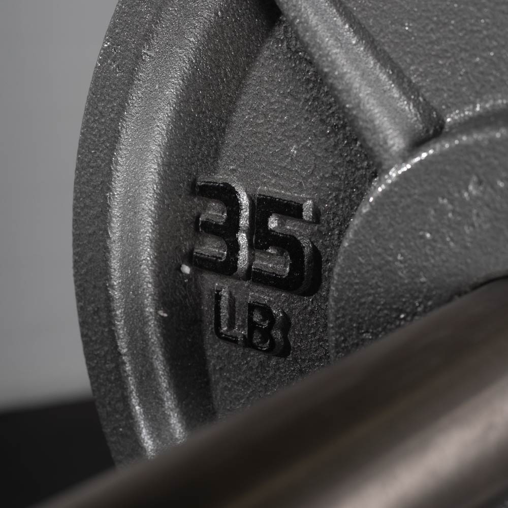35 LB Single Cast Iron Olympic Plate - Image 6