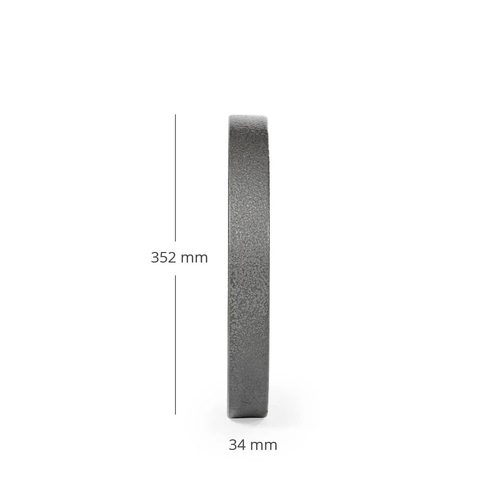 35 LB Single Cast Iron Olympic Plate - Image 8