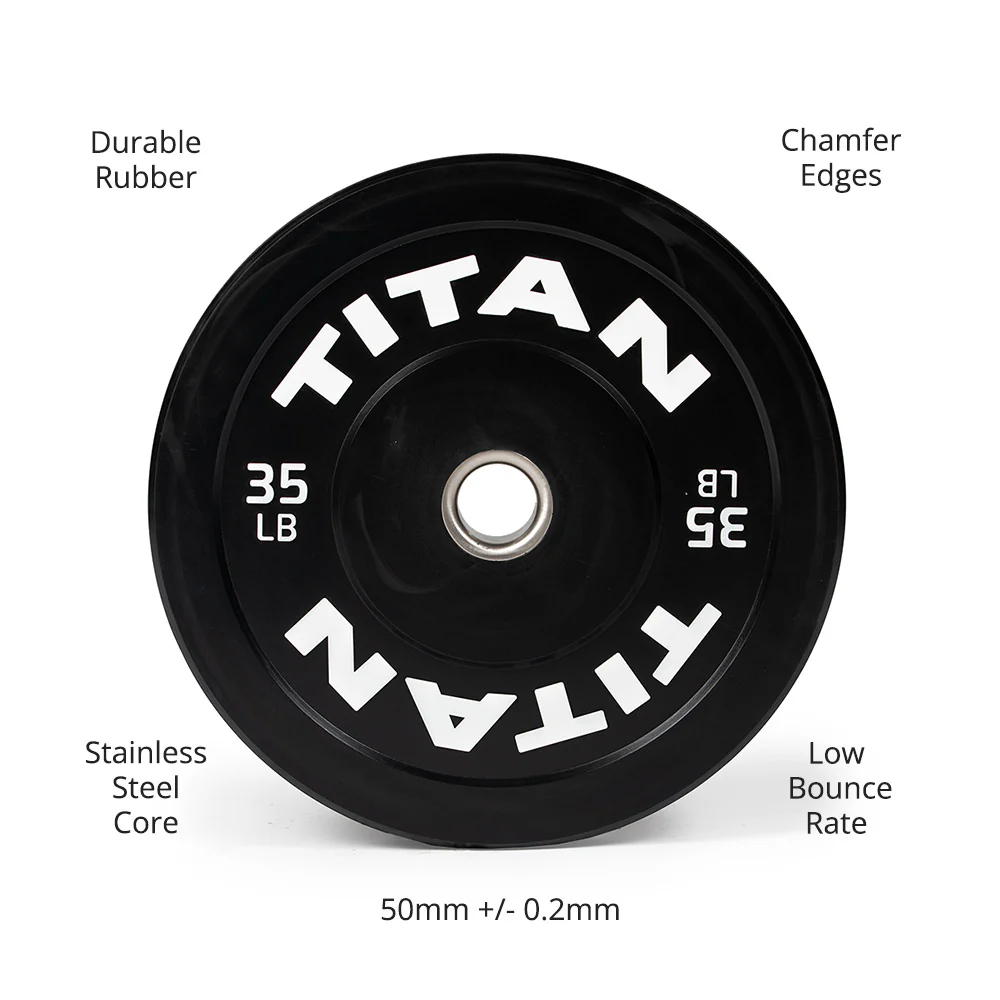 Scratch and Dent, 35 LB Single Economy Bumper Plate - Image 7