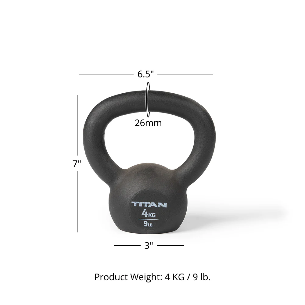 4 KG Cast Iron Kettlebell - Image 6