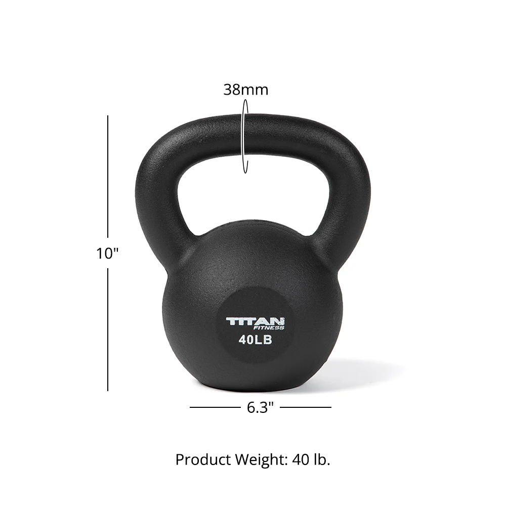 40 LB Cast Iron Kettlebell - Image 6