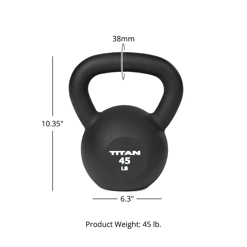 45 LB Cast Iron Kettlebell - Image 6