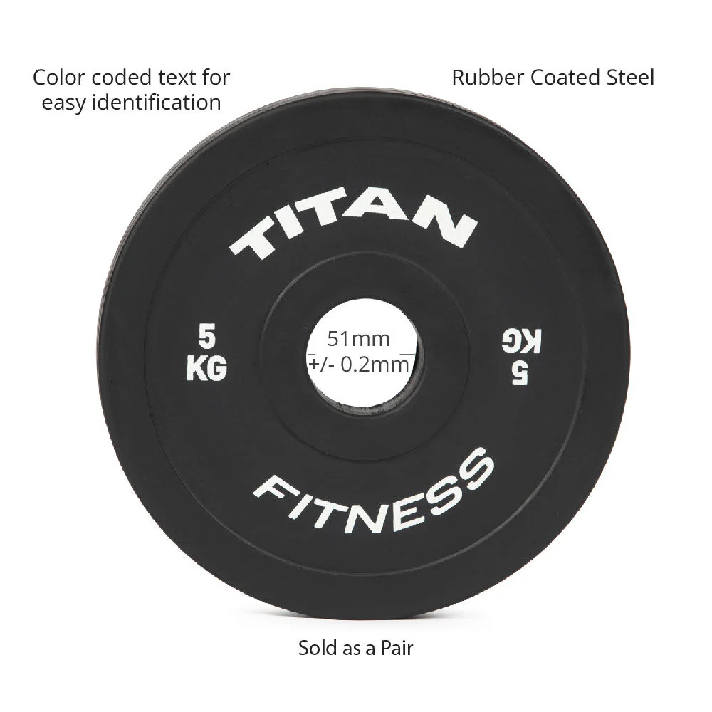 5 KG Pair Black Change Plates - Image 3