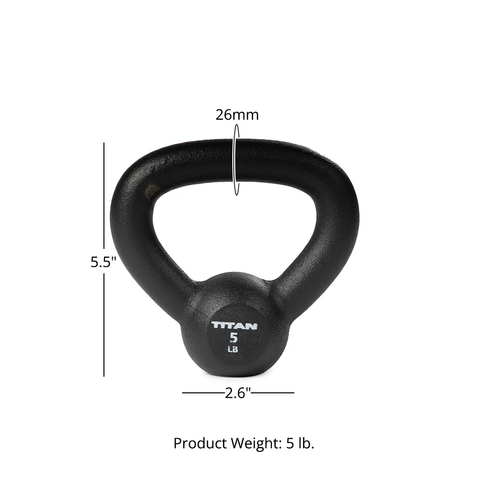 5 LB Cast Iron Kettlebell - Image 6