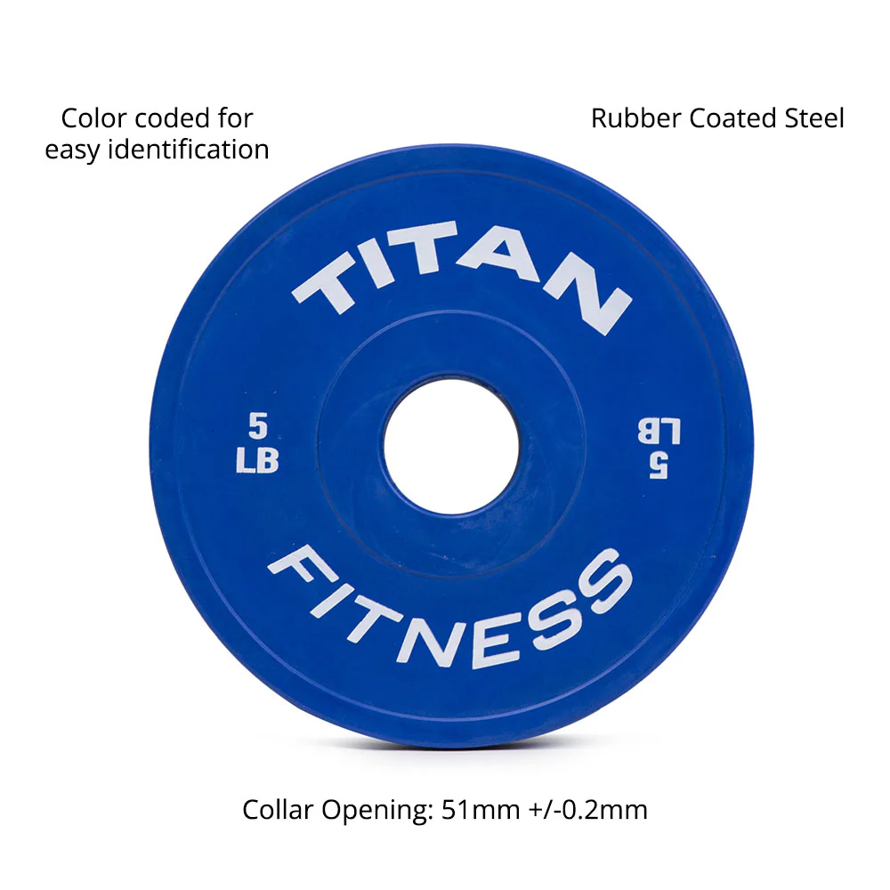 Scratch and Dent - 5 LB Pair Color Change Plates - FINAL SALE - Image 2