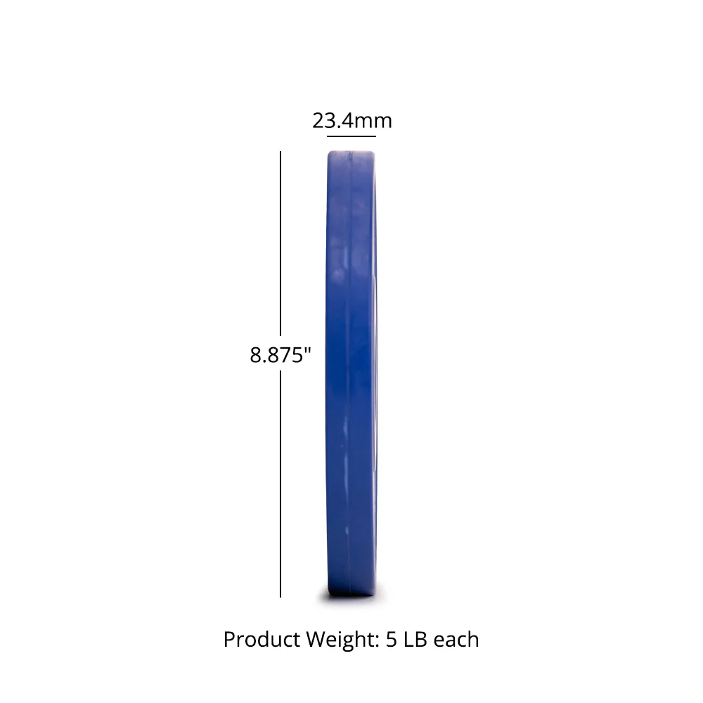 Scratch and Dent - 5 LB Pair Color Change Plates - FINAL SALE - Image 3
