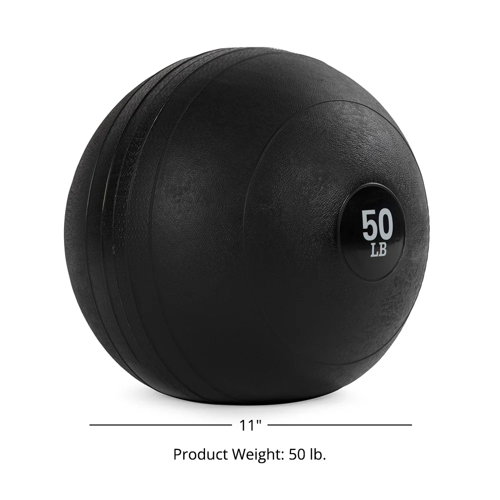 Scratch and Dent, 50 LB Rubber Slam Ball - Image 4