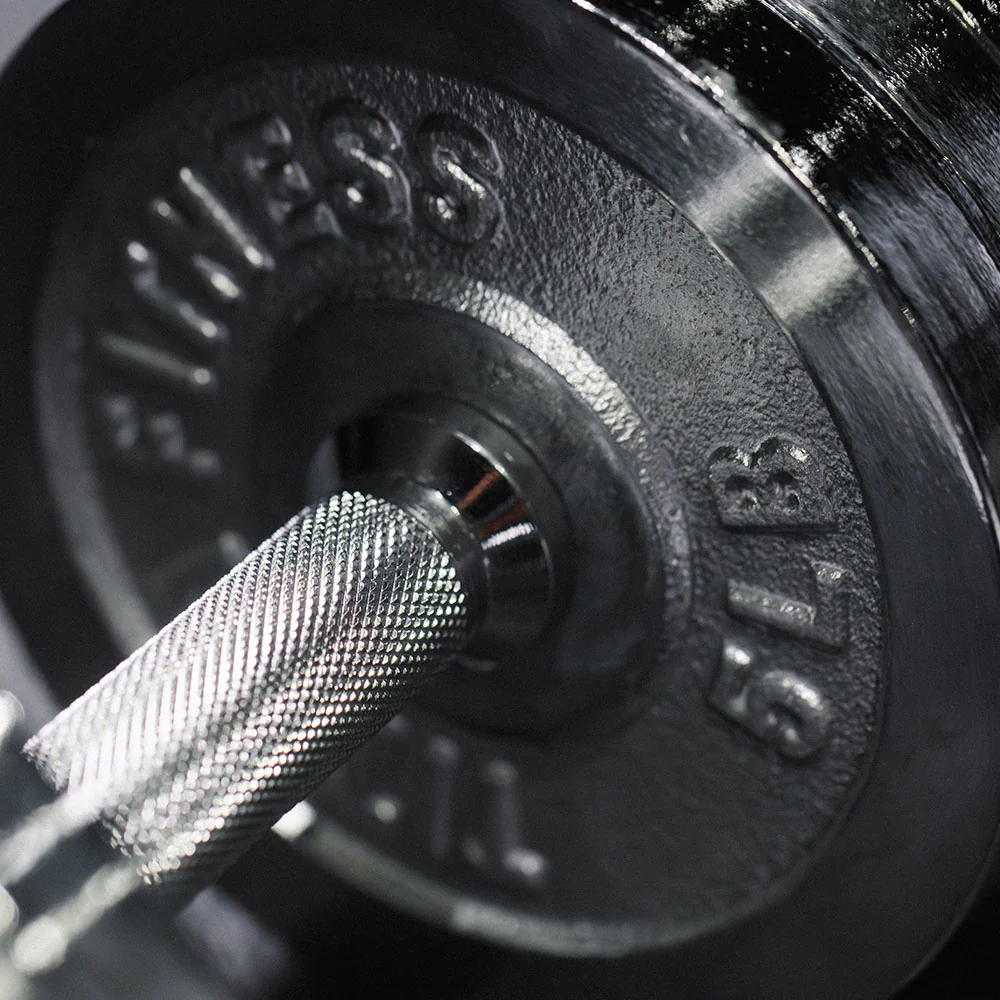 105 LB Set Adjustable Chrome Dumbbells - Image 5