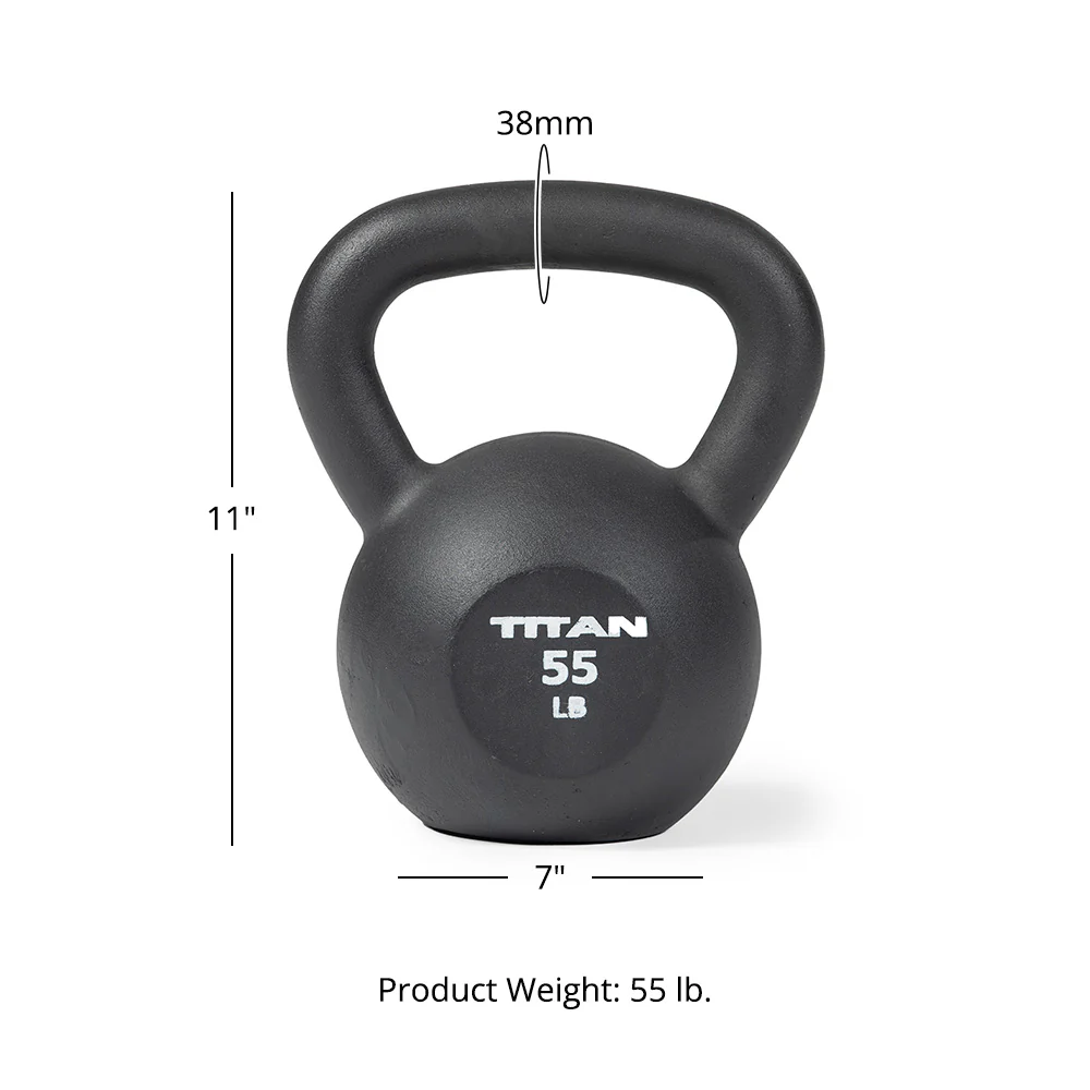 55 LB Cast Iron Kettlebell - Image 6