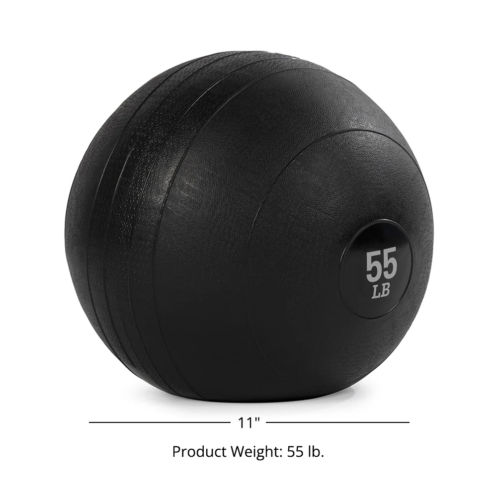 Scratch and Dent, 55 LB Rubber Slam Ball - Image 4