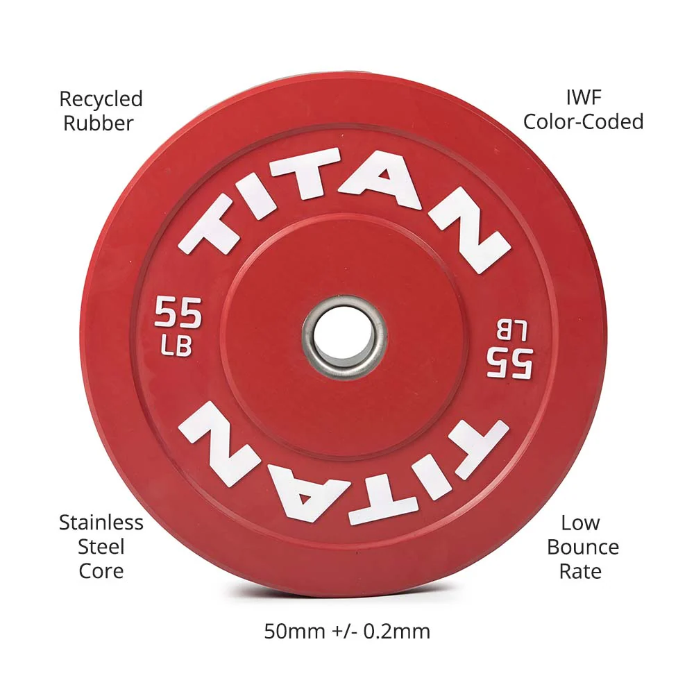 55 LB Single Economy Color Bumper Plate - Image 7