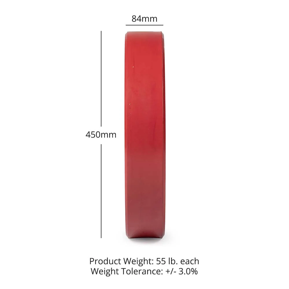 55 LB Single Economy Color Bumper Plate - Image 8