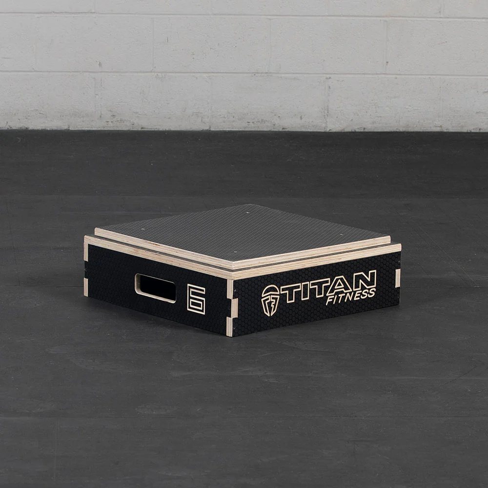 Scratch and Dent, 6" Stackable Wooden Plyo Box - Image 2