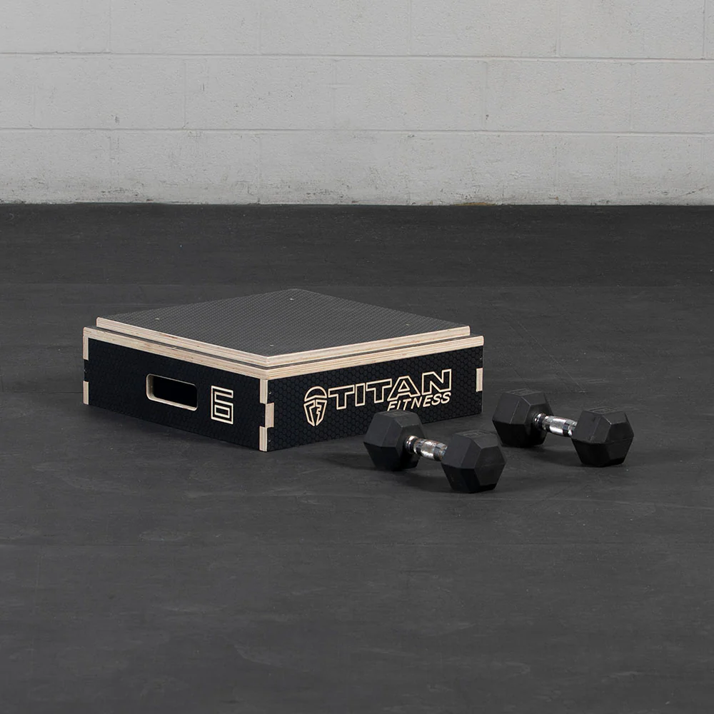 Scratch and Dent, 6" Stackable Wooden Plyo Box - Image 4
