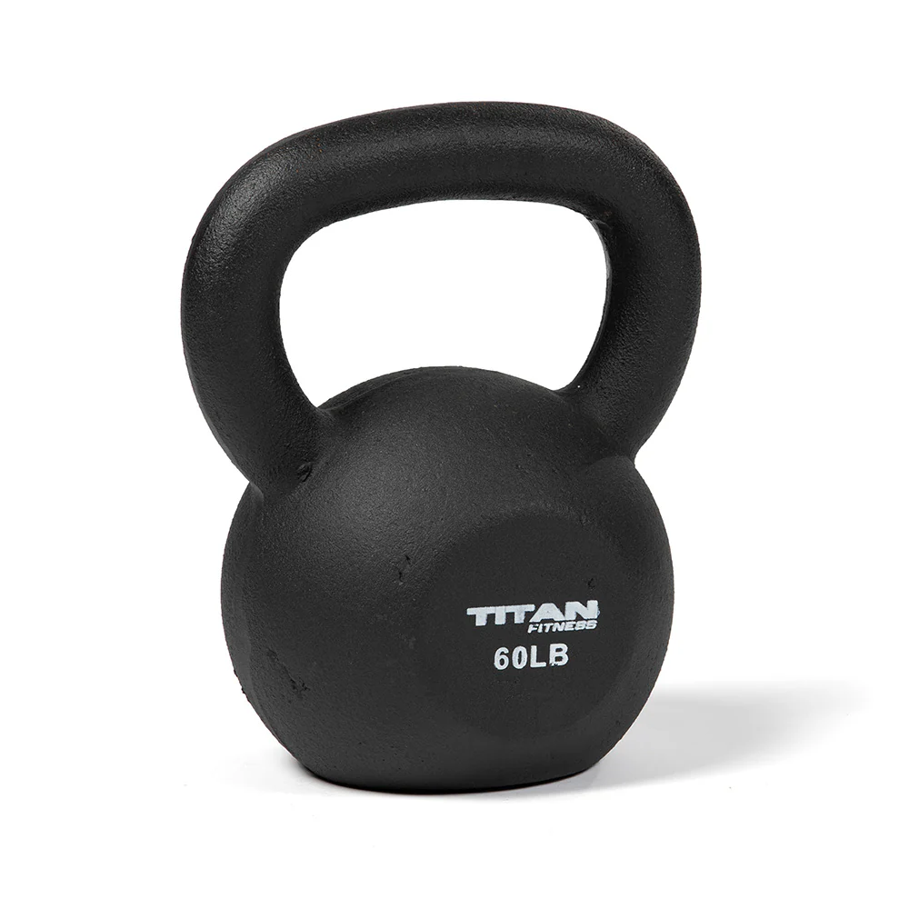 Scratch and Dent, 60 LB Cast Iron Kettlebell