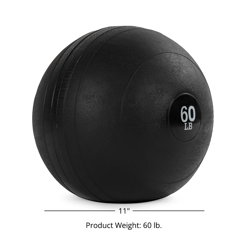 Scratch and Dent, 60 LB Rubber Slam Ball - Image 4