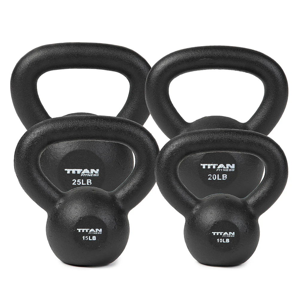 70 LB Set Cast Iron Kettlebells