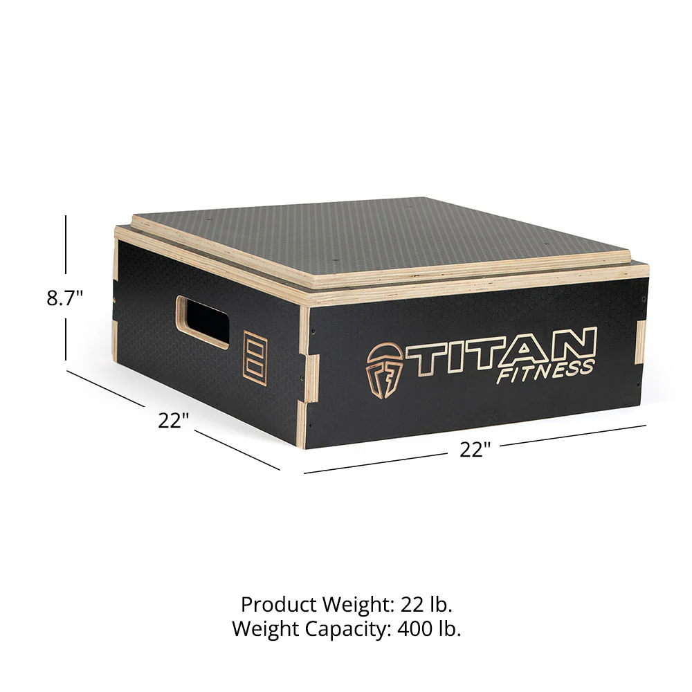 8" Stackable Wooden Plyo Box - Image 8