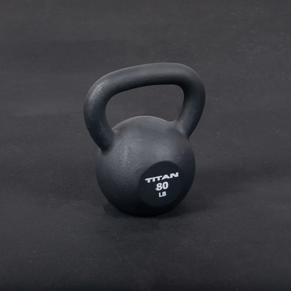 Scratch and Dent, 80 LB Cast Iron Kettlebell - Image 3