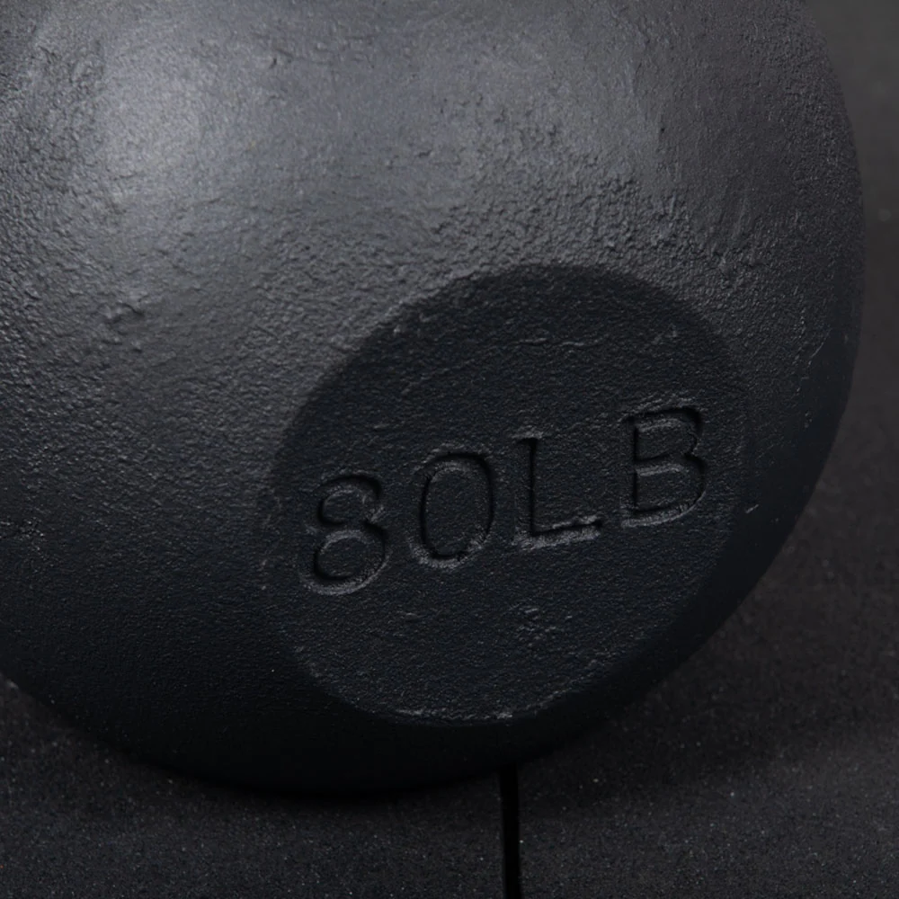 Scratch and Dent, 80 LB Cast Iron Kettlebell - Image 4